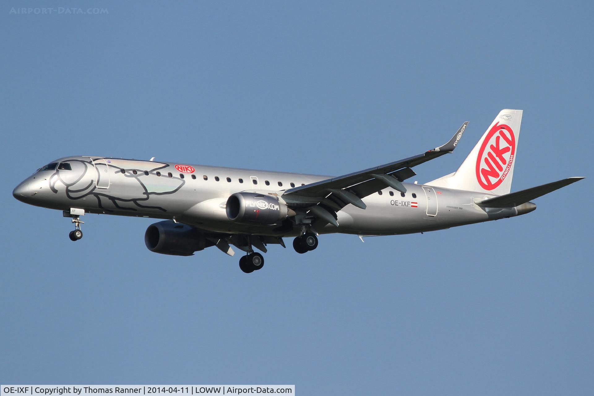 OE-IXF, 2011 Embraer 190LR (ERJ-190-100LR) C/N 19000420, Niki Emb190