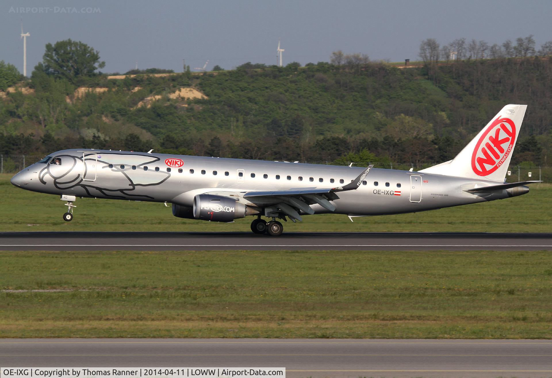 OE-IXG, 2011 Embraer 190LR (ERJ-190-100LR) C/N 19000435, Niki Emb190