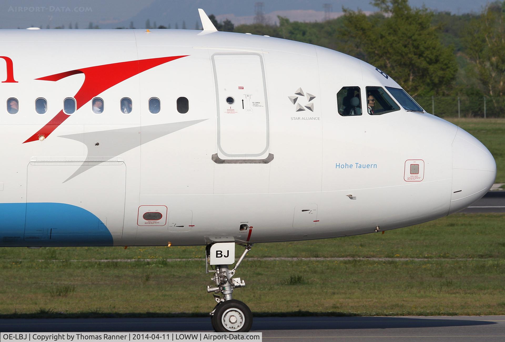 OE-LBJ, 2001 Airbus A320-214 C/N 1553, Austrian A320