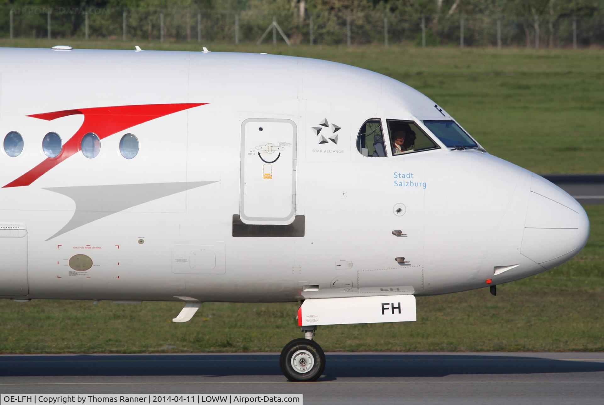OE-LFH, 1995 Fokker 70 (F-28-0070) C/N 11554, Austrian Fokker 70