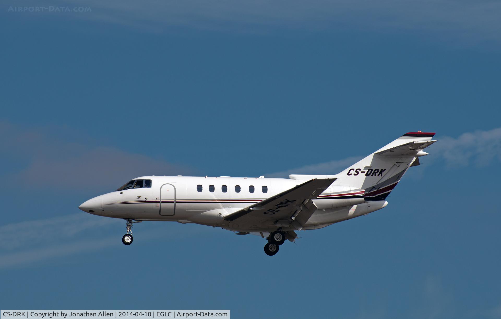 CS-DRK, 2006 Raytheon Hawker 800XP C/N 258765, Arriving at London City Airport.