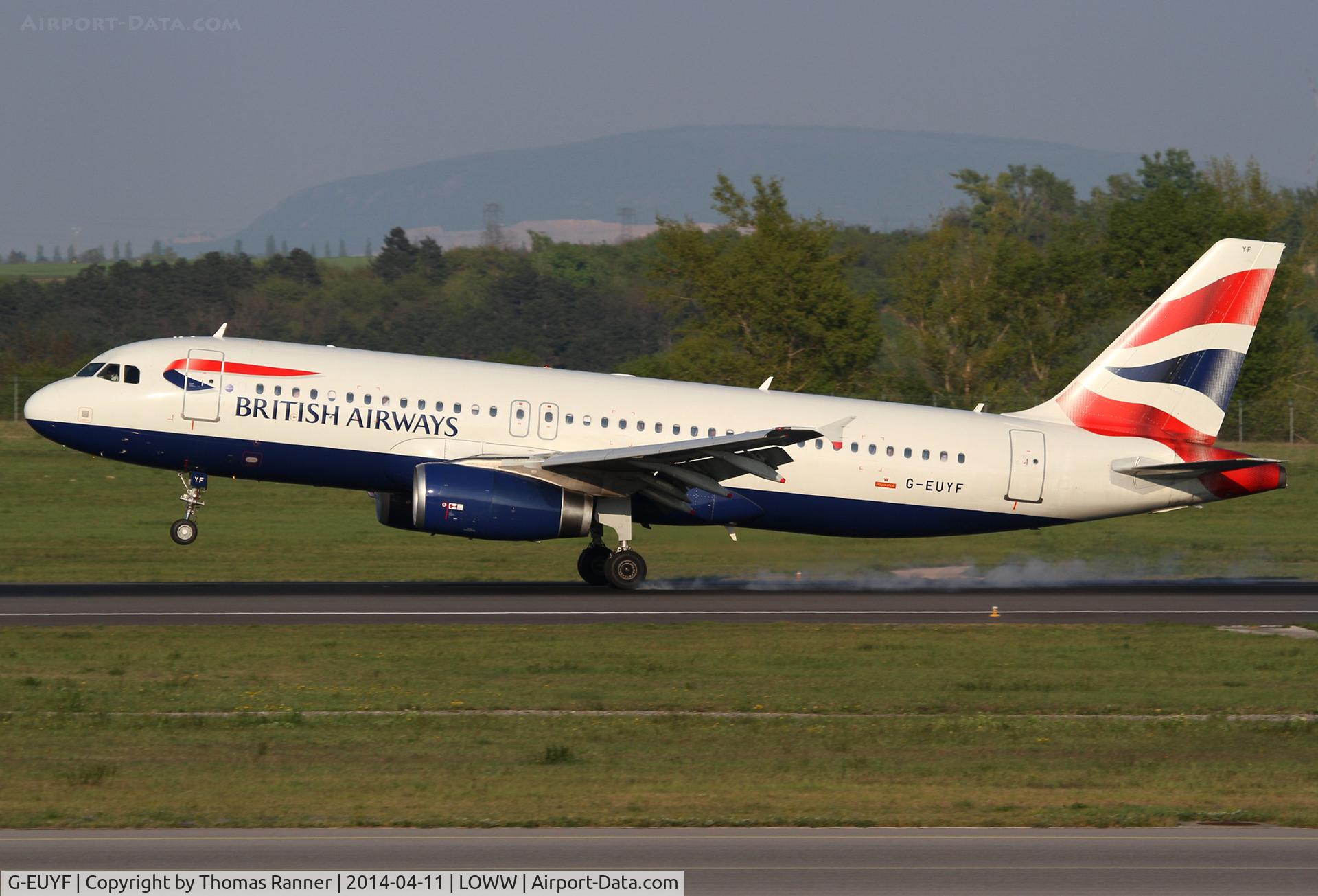 G-EUYF, 2010 Airbus A320-232 C/N 4185, British A320