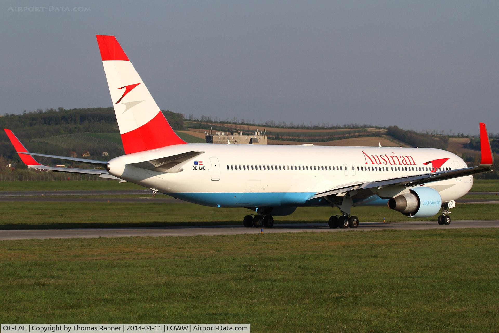 OE-LAE, 2000 Boeing 767-3Z9/ER C/N 30383, Austrian B767