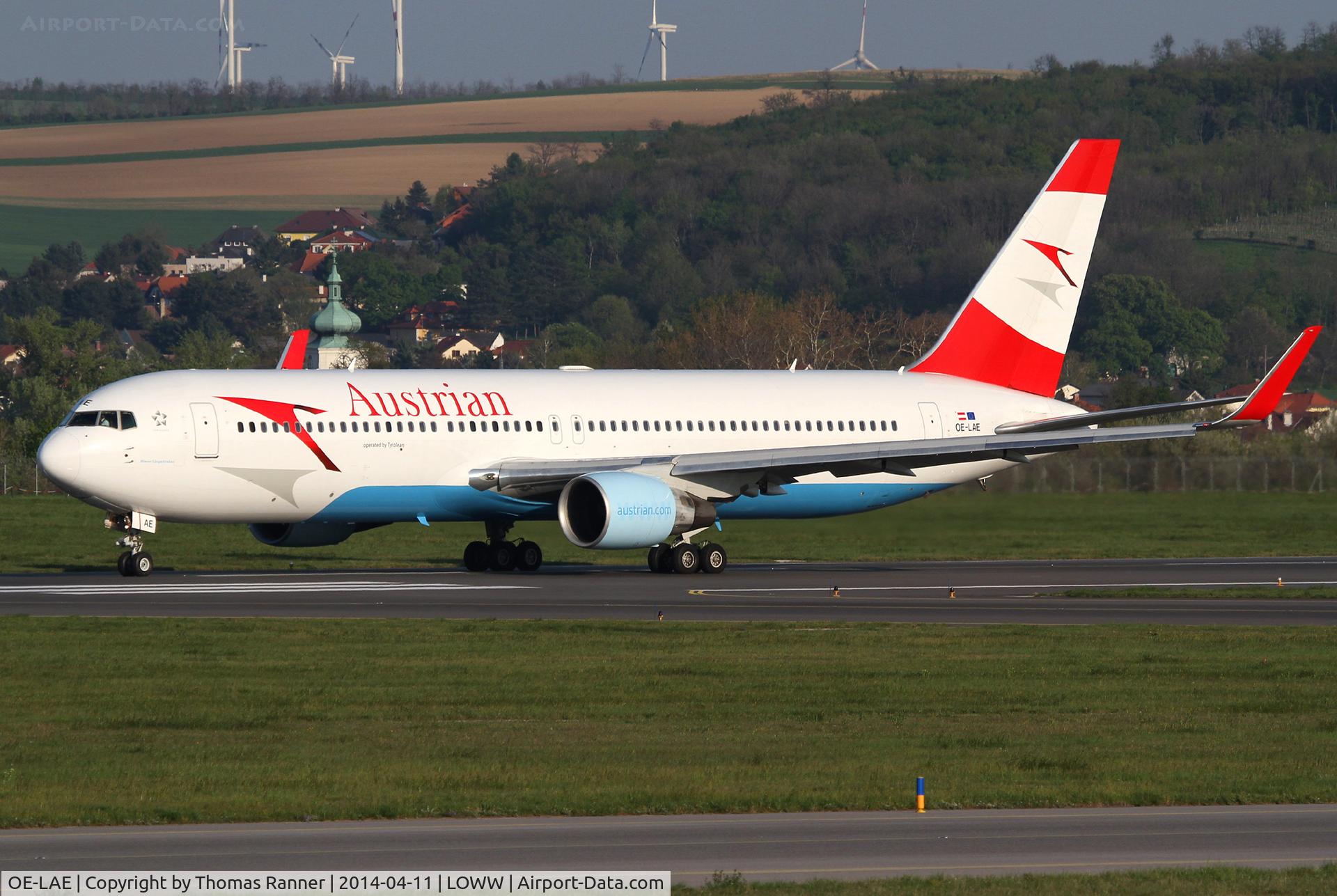 OE-LAE, 2000 Boeing 767-3Z9/ER C/N 30383, Austrian B767