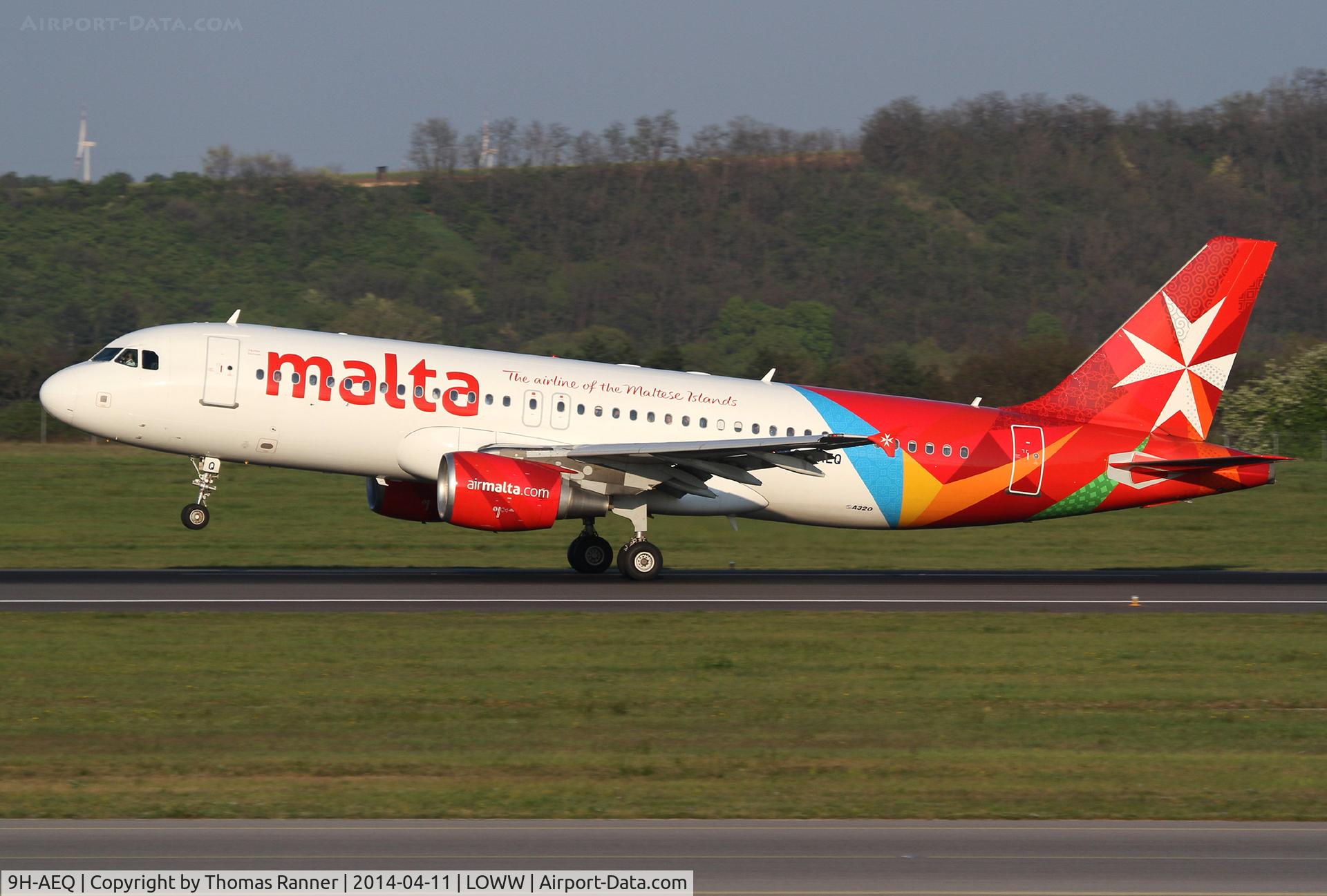 9H-AEQ, 2007 Airbus A320-214 C/N 3068, Air Malta A320
