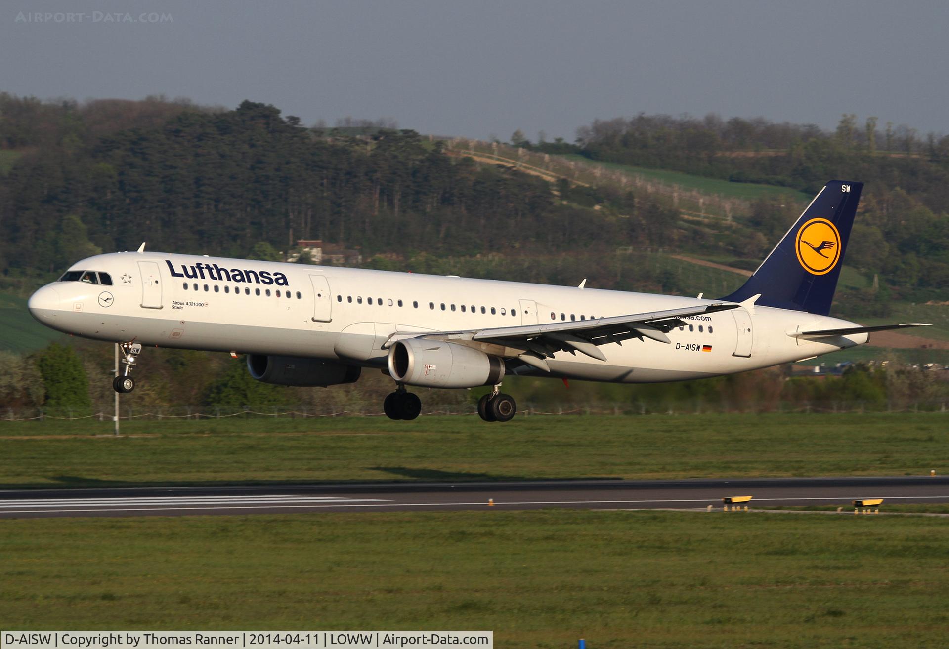 D-AISW, 2009 Airbus A321-231 C/N 4087, Lufthansa A321