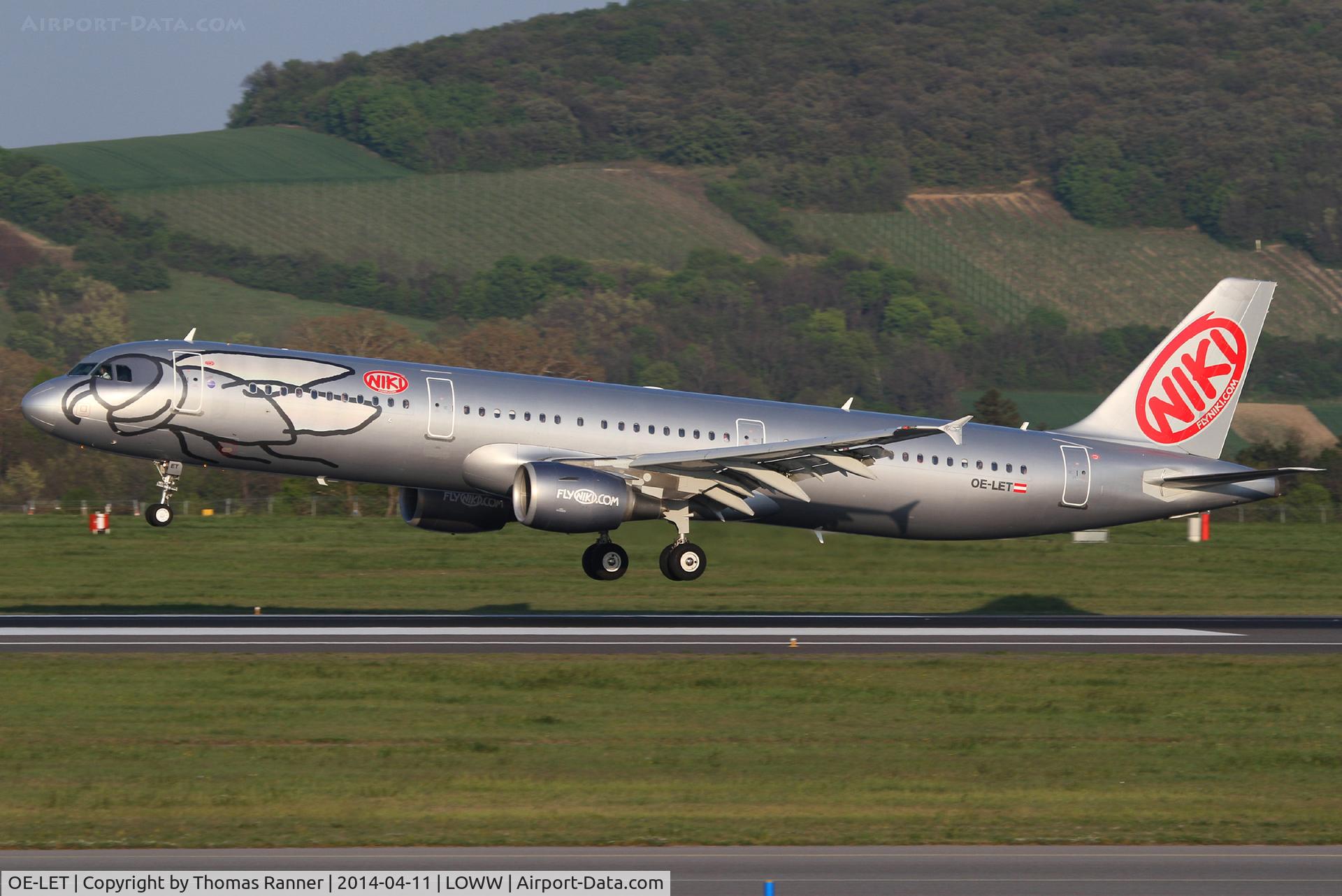 OE-LET, 2009 Airbus A321-211 C/N 3830, Niki A321