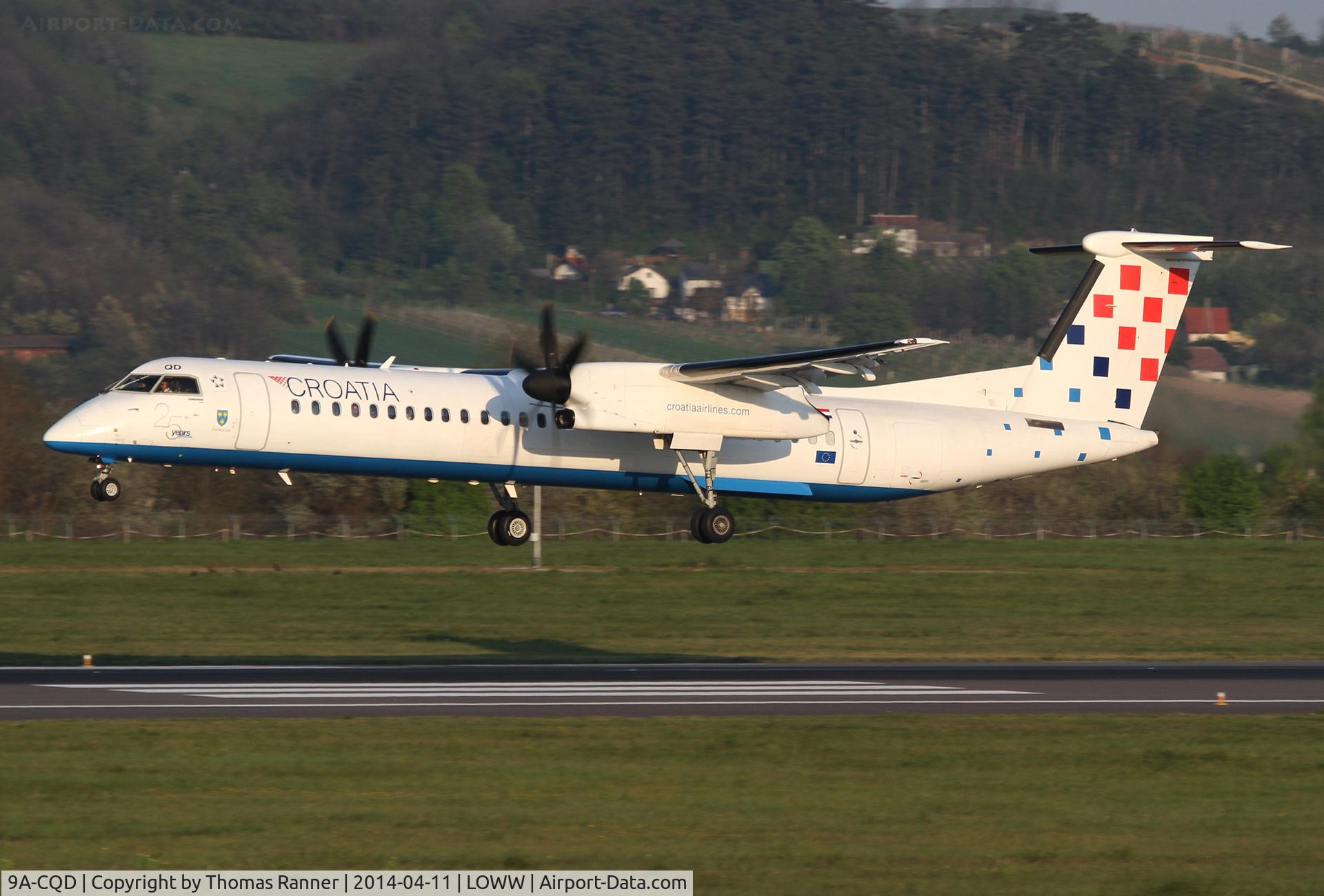 9A-CQD, 2009 De Havilland Canada DHC-8-402Q Dash 8 C/N 4260, Croatia DHC8