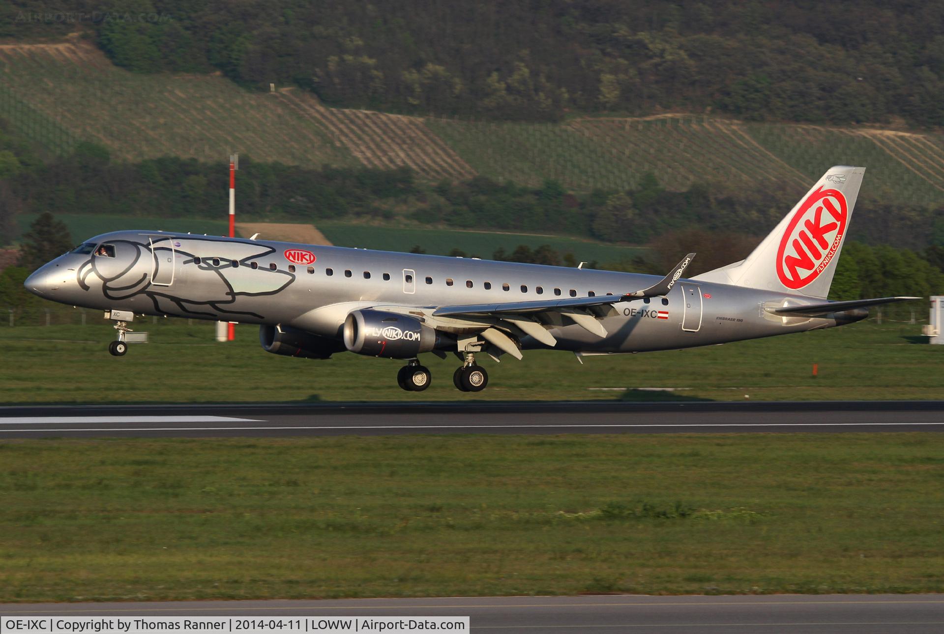 OE-IXC, 2010 Embraer 190LR (ERJ-190-100LR) C/N 19000349, Niki Emb190