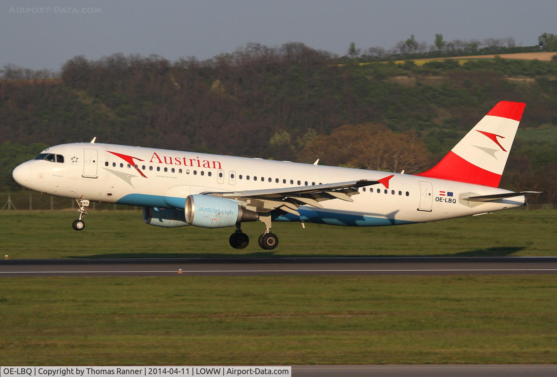 OE-LBQ, 1999 Airbus A320-214 C/N 1137, Austrian A320