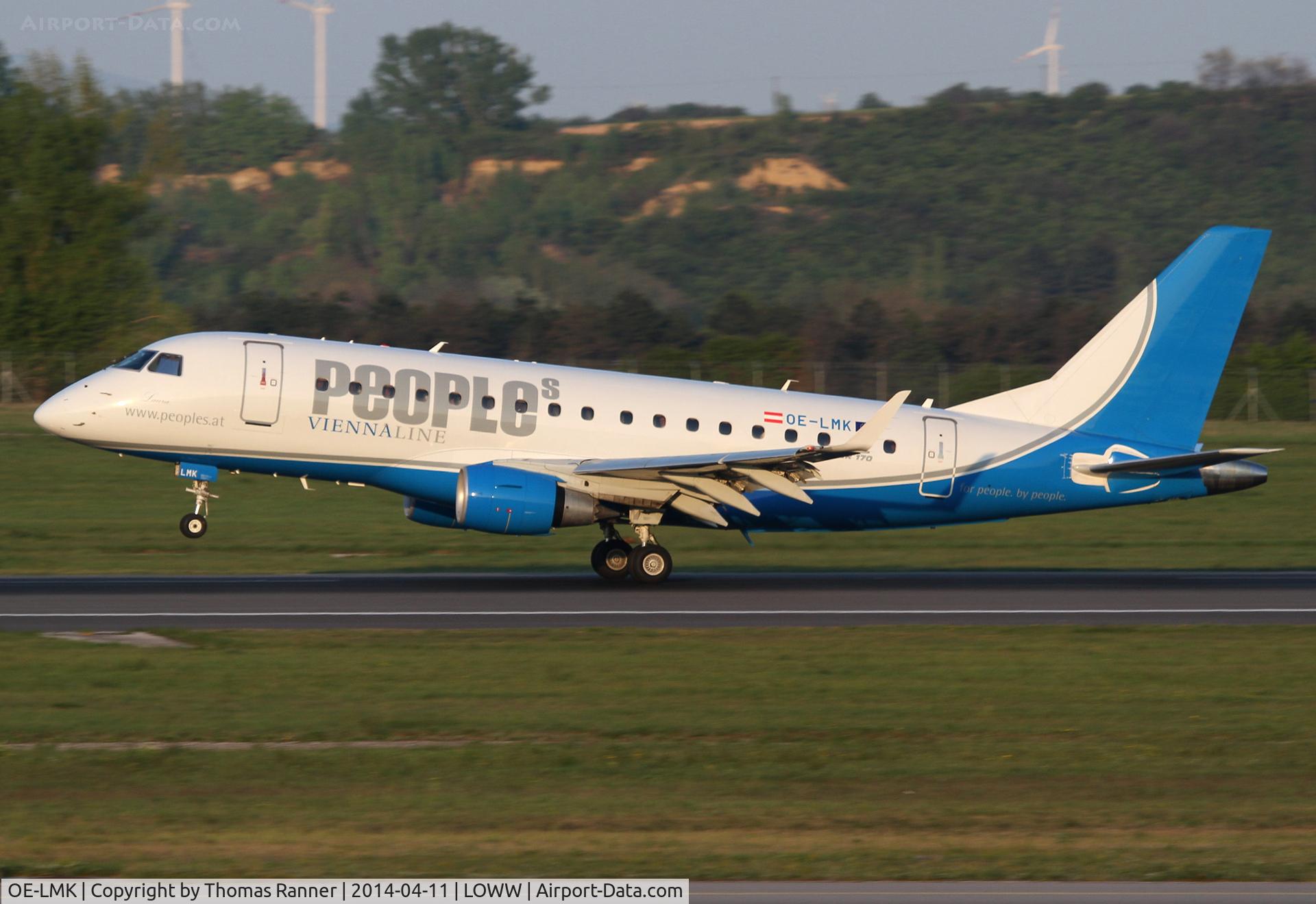 OE-LMK, 2006 Embraer 170LR (ERJ-170-100LR) C/N 17000150, Peoples Emb170