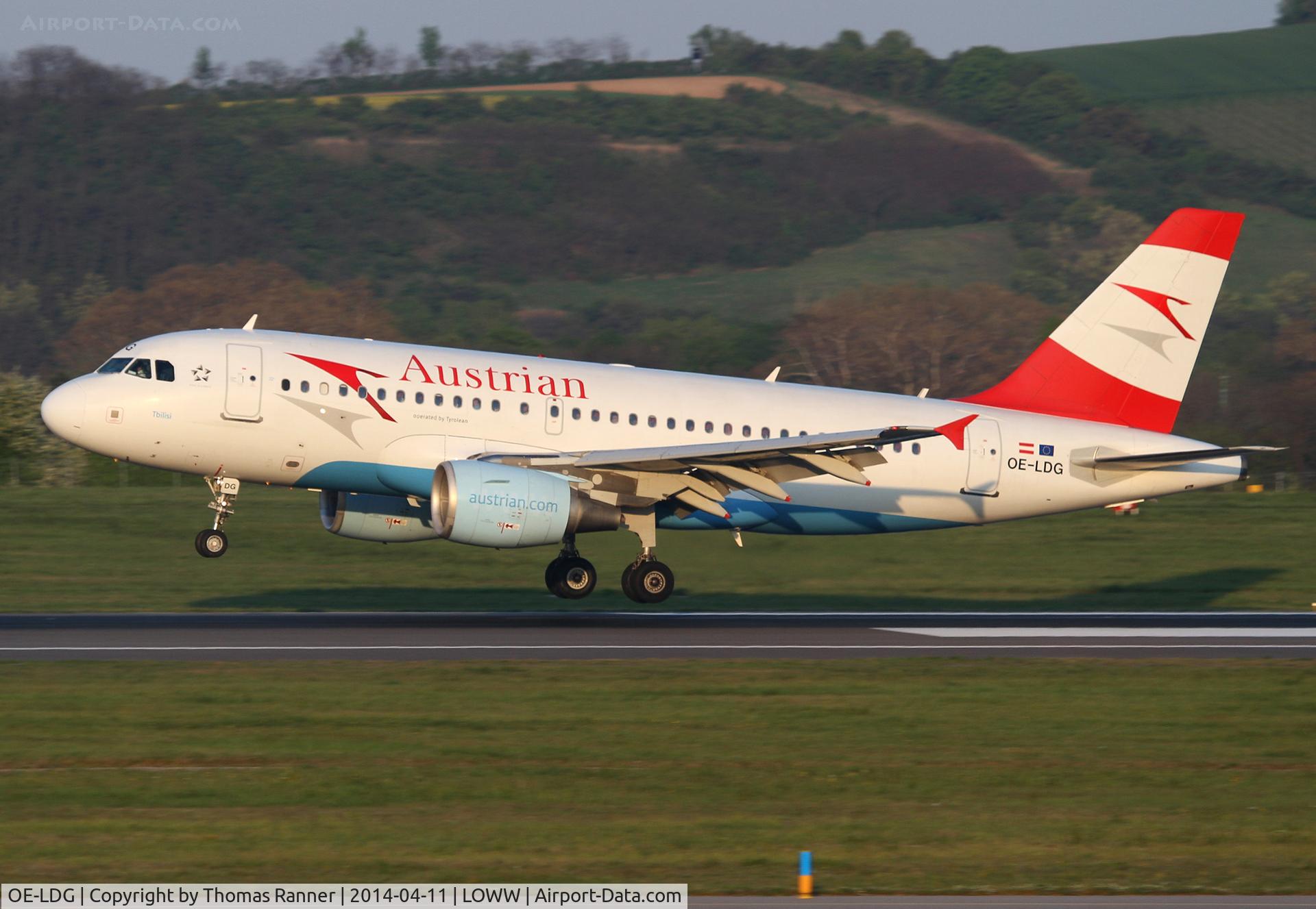 OE-LDG, 2006 Airbus A319-112 C/N 2652, Austrian A319