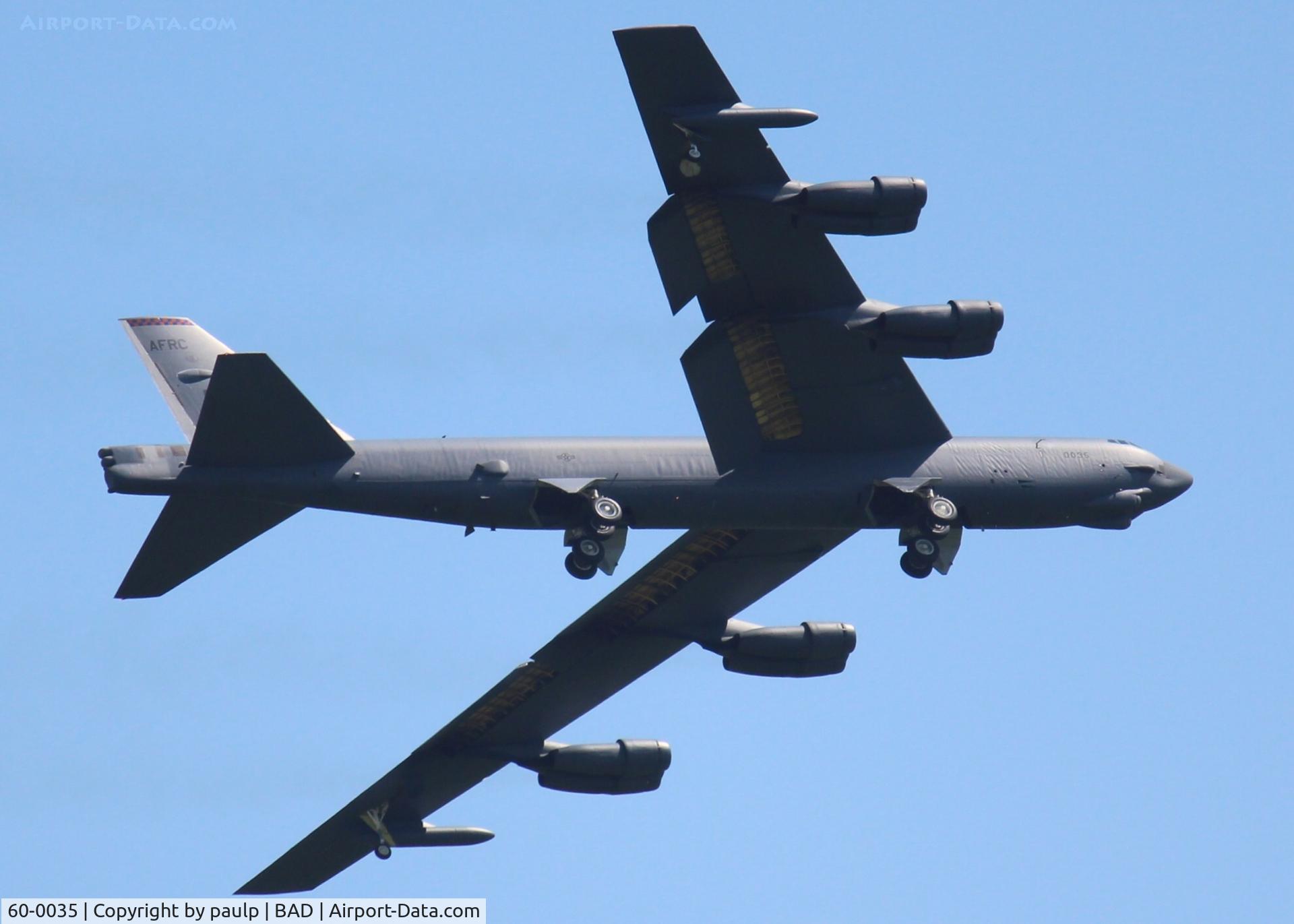 60-0035, 1960 Boeing B-52H Stratofortress C/N 464400, At Barksdale Air Force Base.