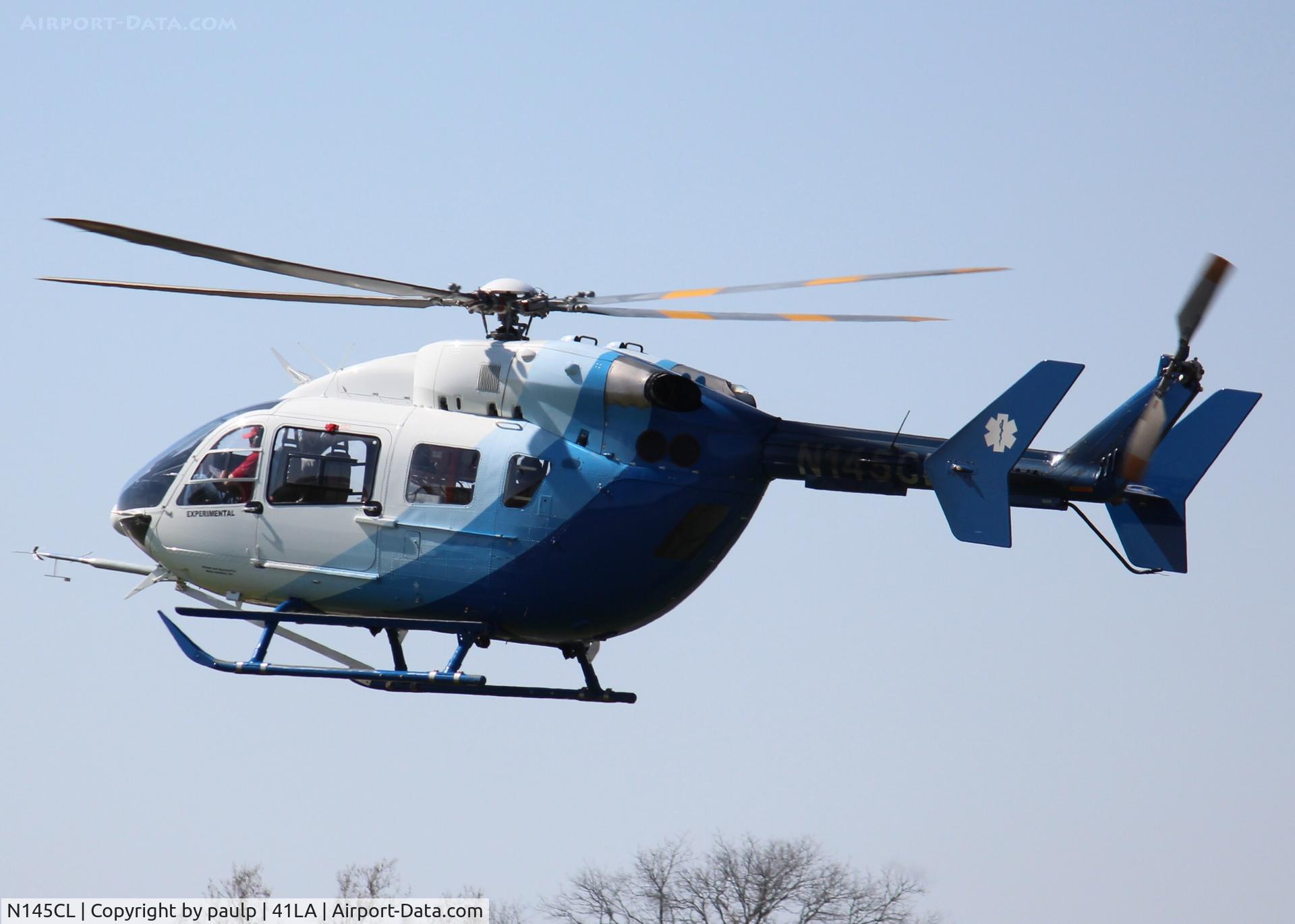 N145CL, 2008 Eurocopter-Kawasaki EC-145 (BK-117C-2) C/N 9188, At Metro Aviation.