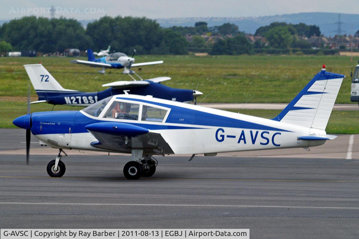 G-AVSC, 1967 Piper PA-28-180 Cherokee C/N 28-4193, G-AVSC   Piper PA-28-180 Cherokee C [28-4193] Staverton~G 13/08/2011