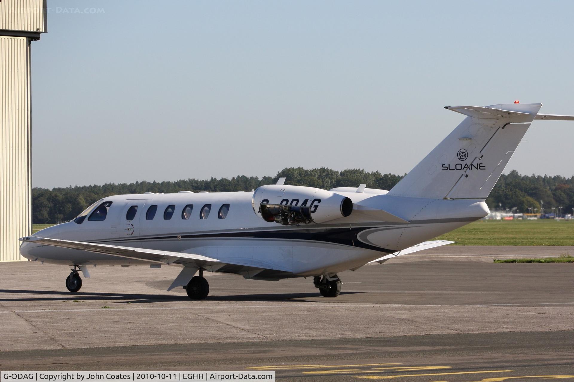 G-ODAG, 2008 Cessna 525A CitationJet CJ2+ C/N 525A-0397, At CSE