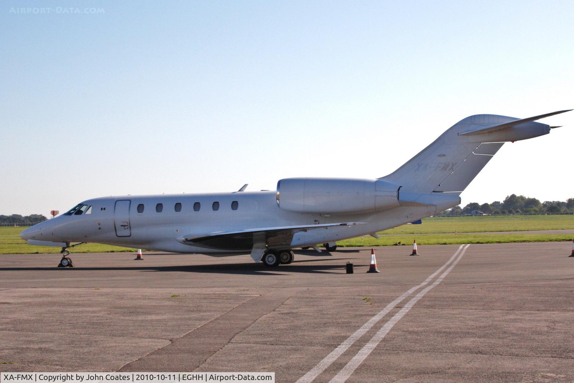 XA-FMX, 2000 Cessna 750 Citation X Citation X C/N 750-0119, At Signatures