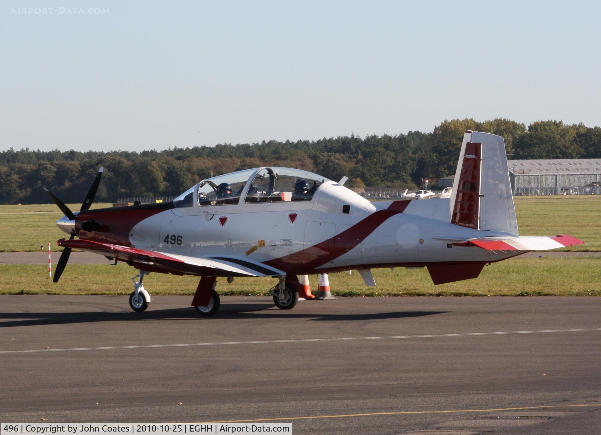 496, 2010 Hawker Beechcraft T-6A Efroni C/N PI-15, At Signatures whilst on delivery