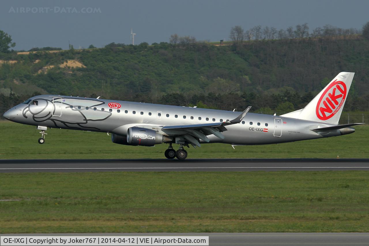 OE-IXG, 2011 Embraer 190LR (ERJ-190-100LR) C/N 19000435, NIKI