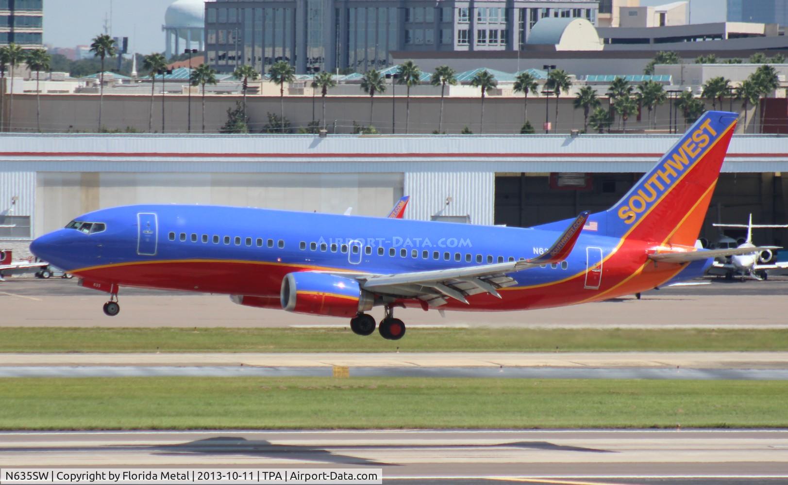 N635SW, 1996 Boeing 737-3H4 C/N 27708, Southwest 737-300