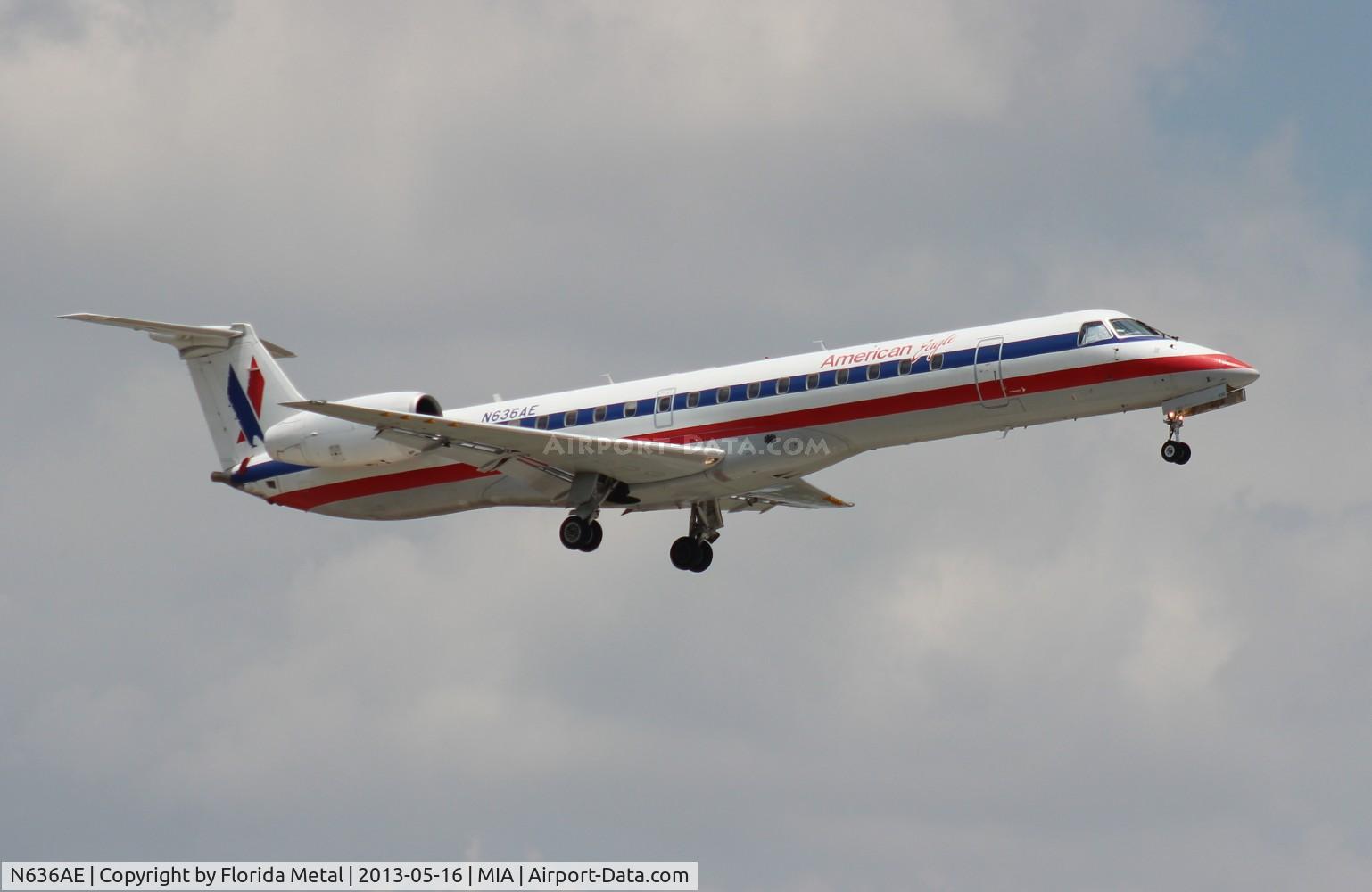 N636AE, 1999 Embraer ERJ-145LR (EMB-145LR) C/N 145160, Eagle E145