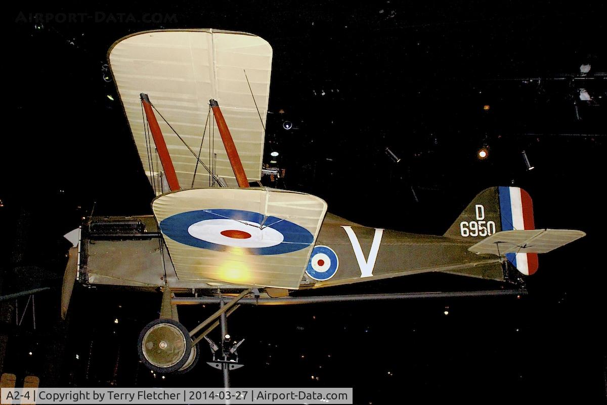A2-4, Royal Aircraft Factory SE-5A C/N Not found A2-4, Displayed at Australia National War Museum in Canberra ACT - displayed as D6950