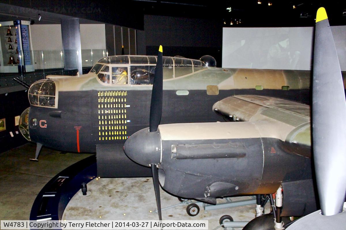 W4783, 1942 Avro Lancaster B.1 C/N Not found W4783, Displayed at Australia National War Museum in Canberra ACT