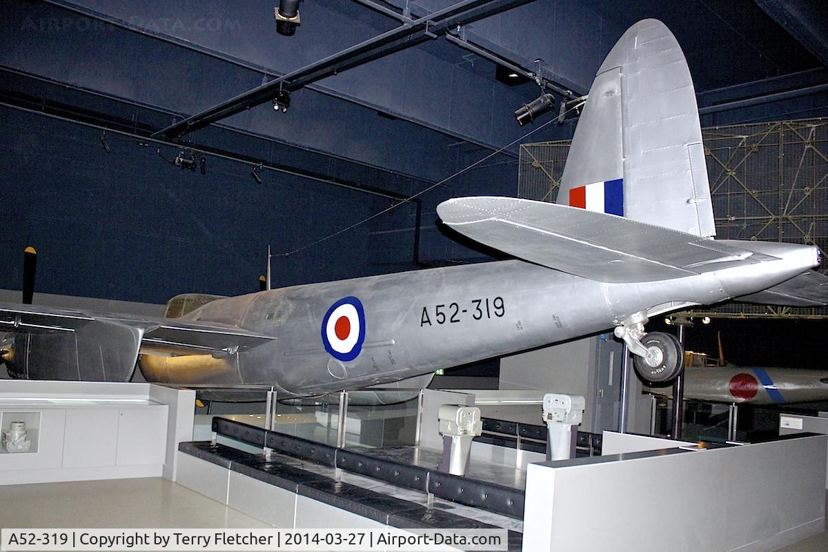 A52-319, 1948 De Havilland DH-98 Mosquito PR.41 C/N Not found A52-319, Displayed at Australia National War Museum in Canberra ACT