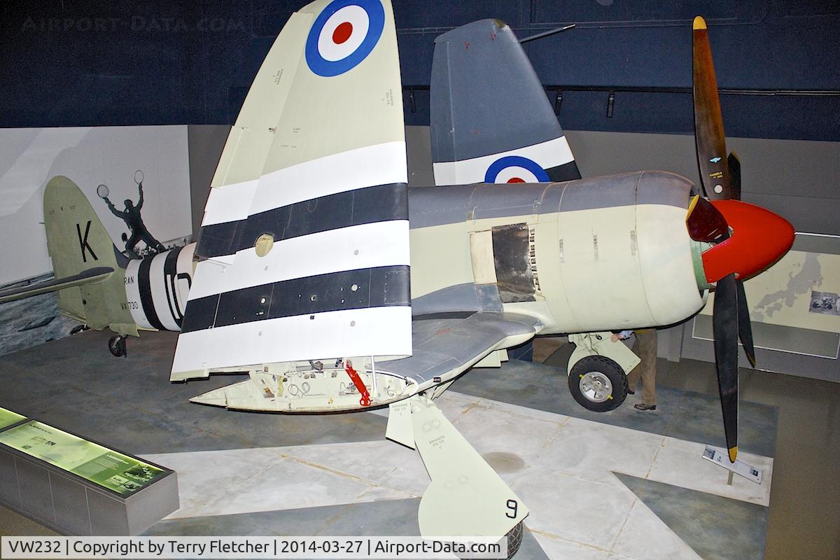 VW232, 1948 Hawker Sea Fury FB.11 C/N Not found VW232, Displayed at Australia National War Museum in Canberra ACT - painted as VX730