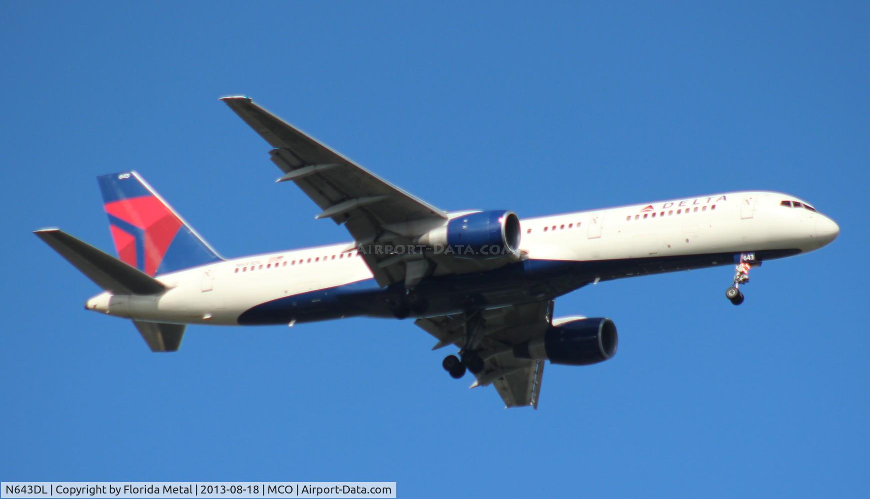 N643DL, 1989 Boeing 757-232 C/N 23997, Delta 757-200