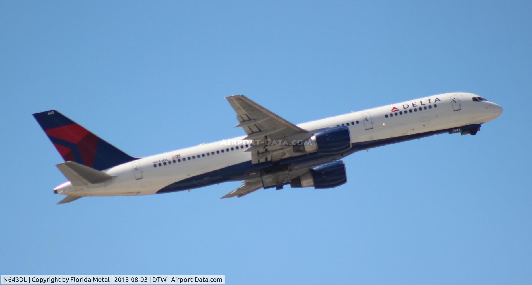 N643DL, 1989 Boeing 757-232 C/N 23997, Delta 757-200