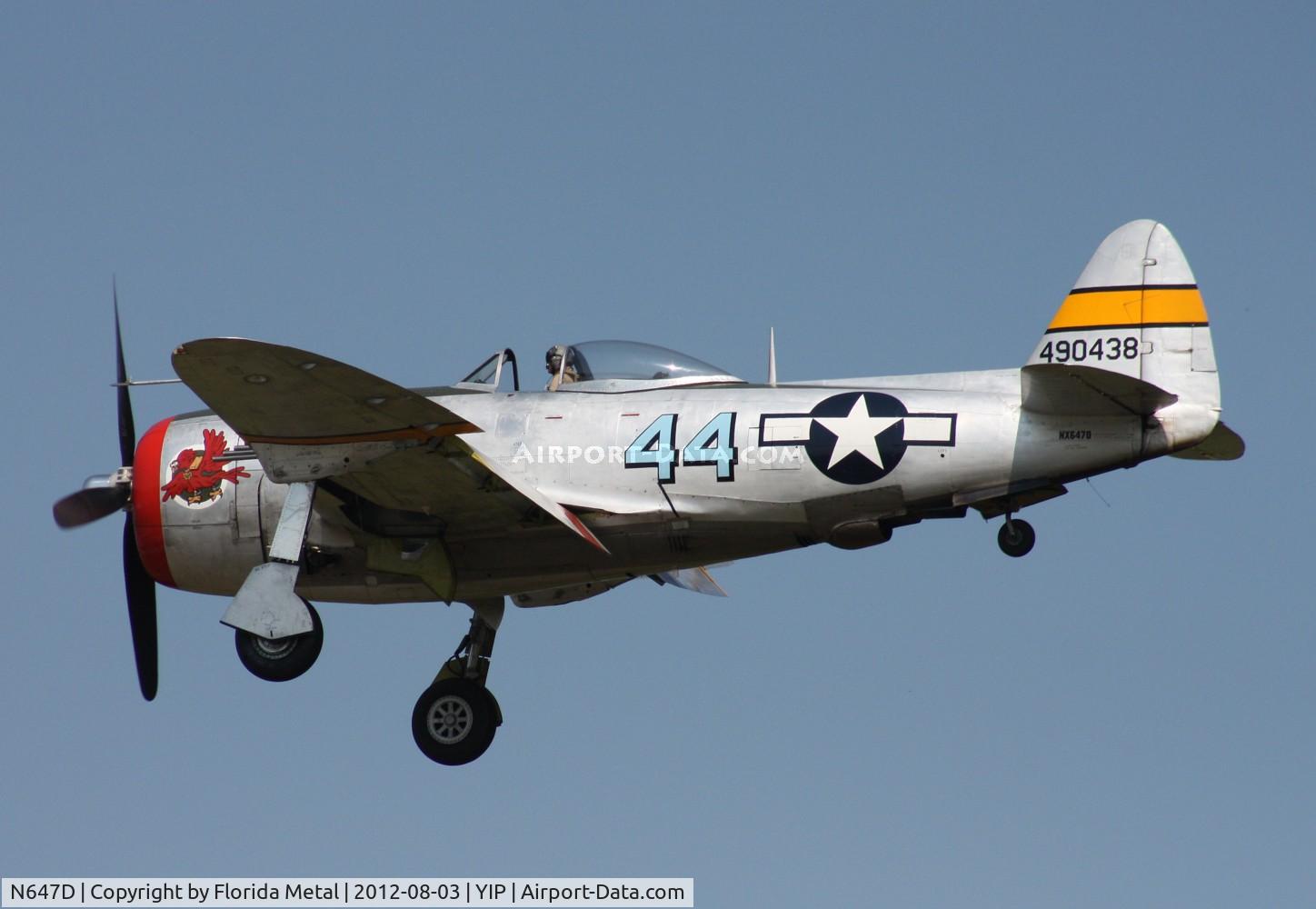 N647D, 1944 Republic P-47D Thunderbolt C/N 8955583, P-47D Thunderbolt