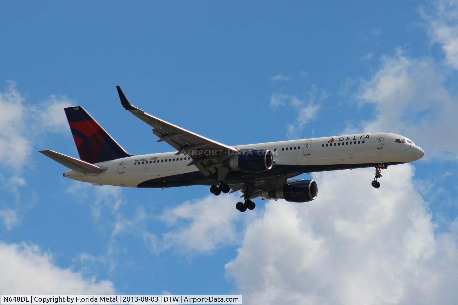 N648DL, 1989 Boeing 757-232 C/N 24372, Delta 757-200