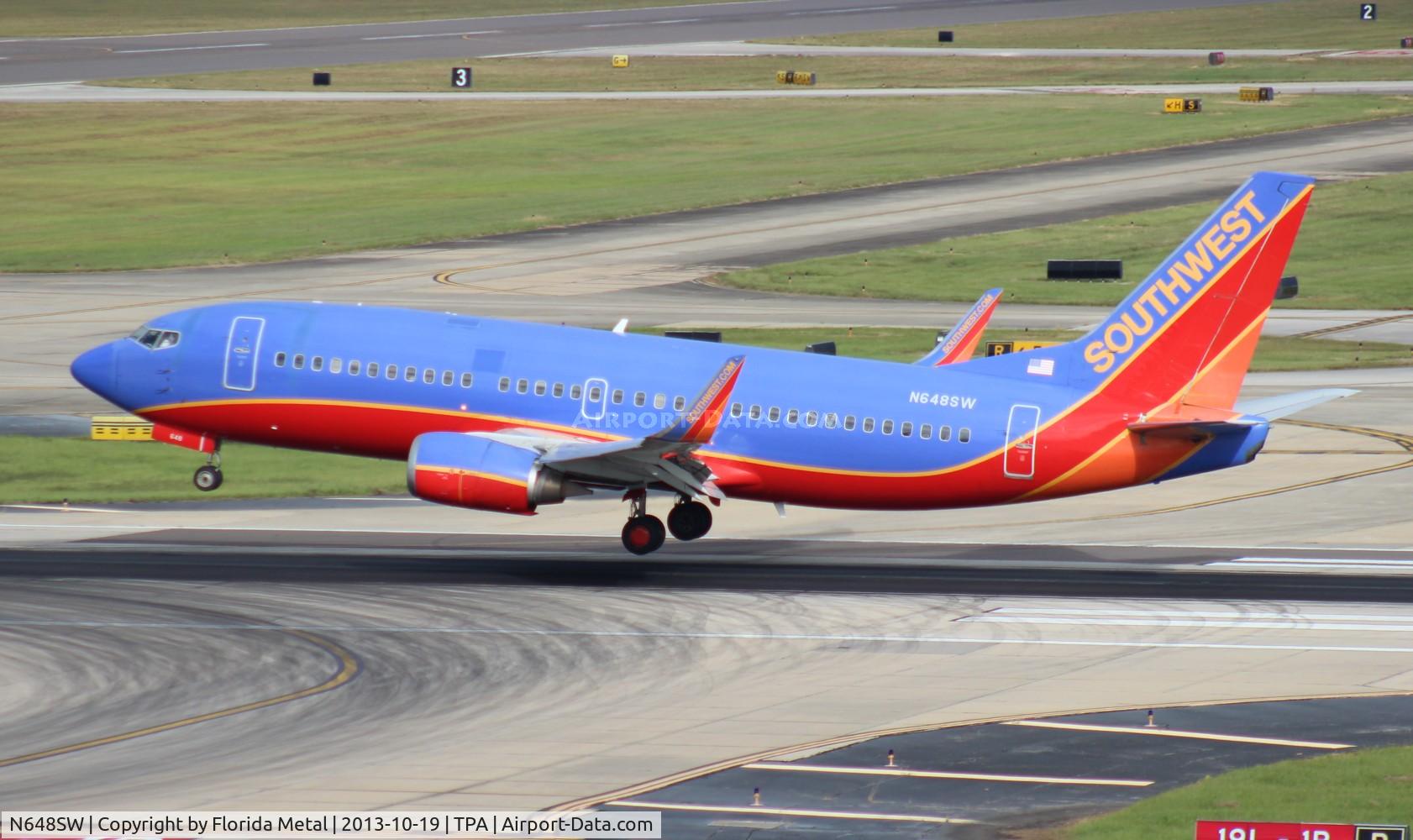 N648SW, 1997 Boeing 737-3H4 C/N 27718, Southwest 737-300