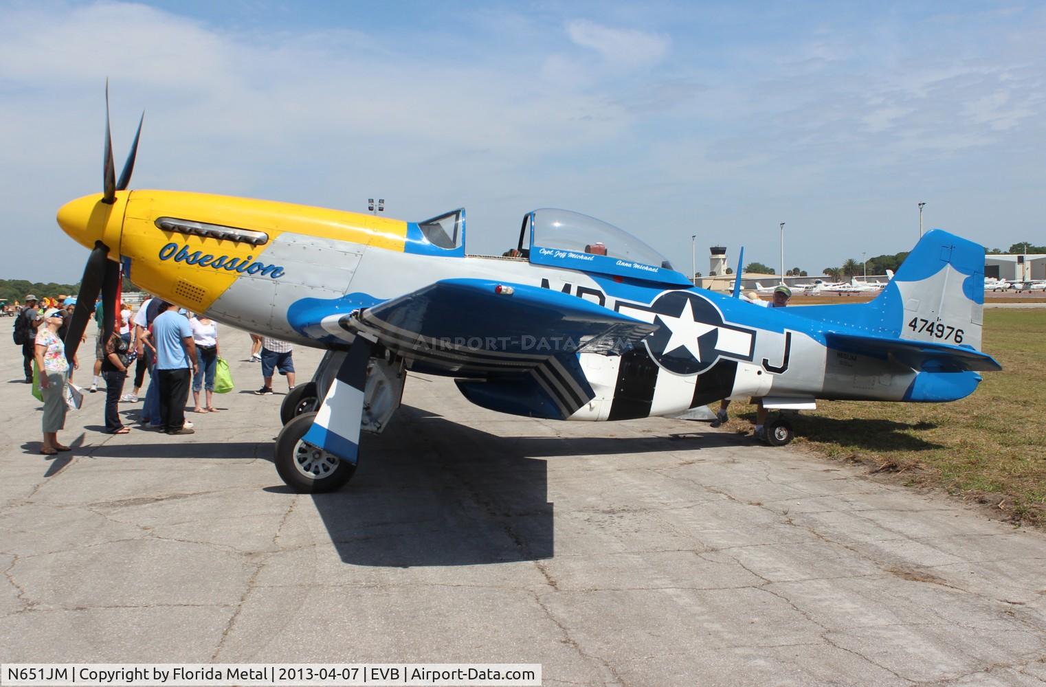 N651JM, 1944 North American/aero Classics P-51D C/N 44-74976, P-51D Obsession