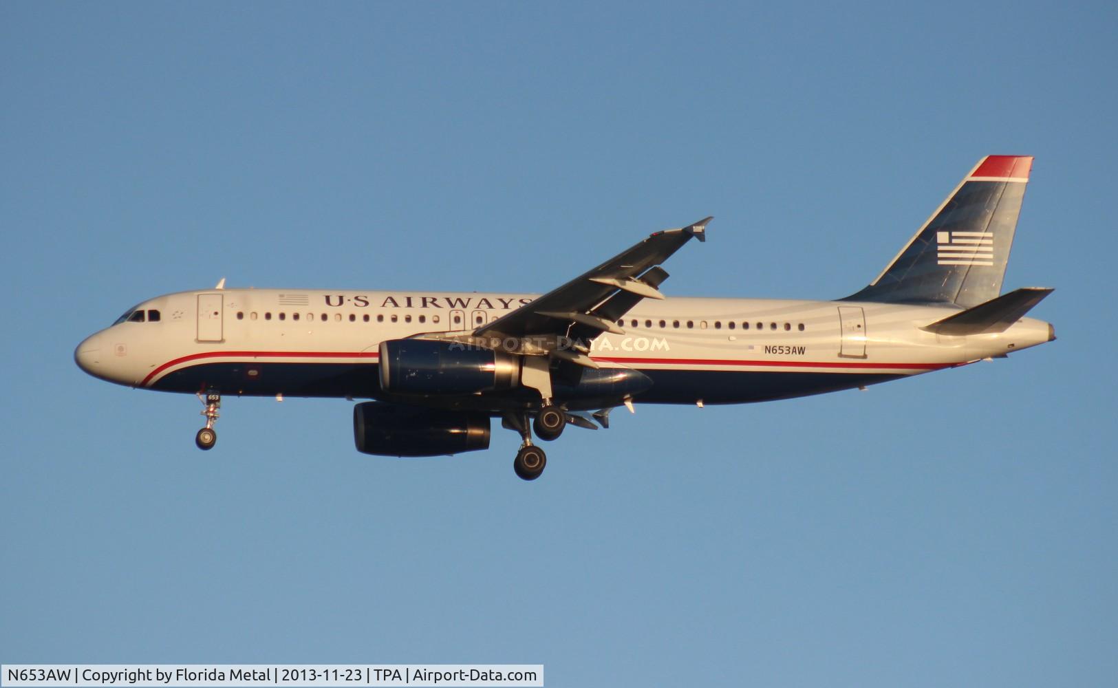 N653AW, 1999 Airbus A320-232 C/N 1003, US Airways A320