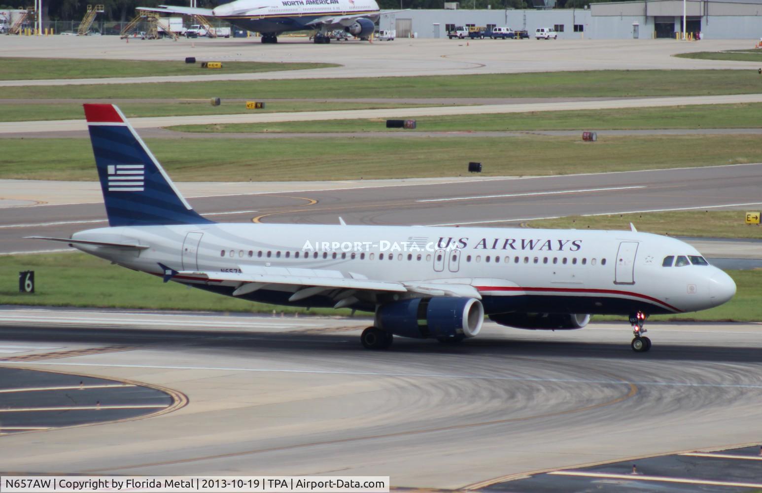 N657AW, 1999 Airbus A320-232 C/N 1083, US Airways A320