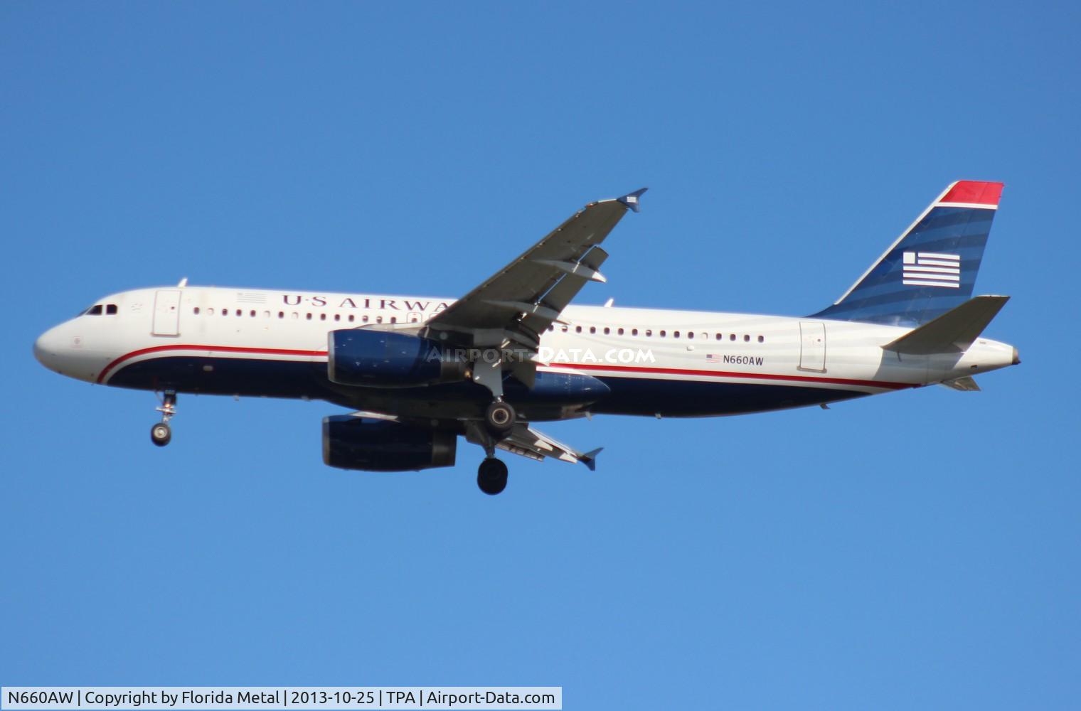 N660AW, 2000 Airbus A320-232 C/N 1234, US Airways A320