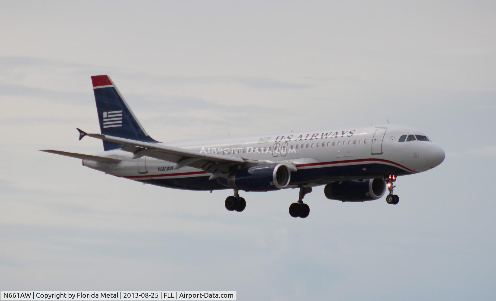 N661AW, 2000 Airbus A320-232 C/N 1284, US Airways A320