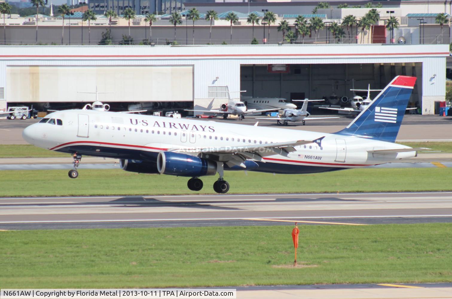 N661AW, 2000 Airbus A320-232 C/N 1284, US Airways A320