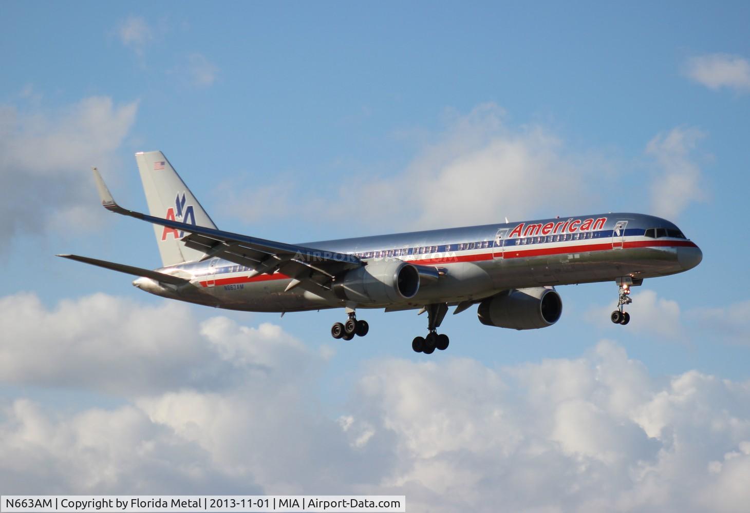 N663AM, 1992 Boeing 757-223 C/N 25297, American 757-200