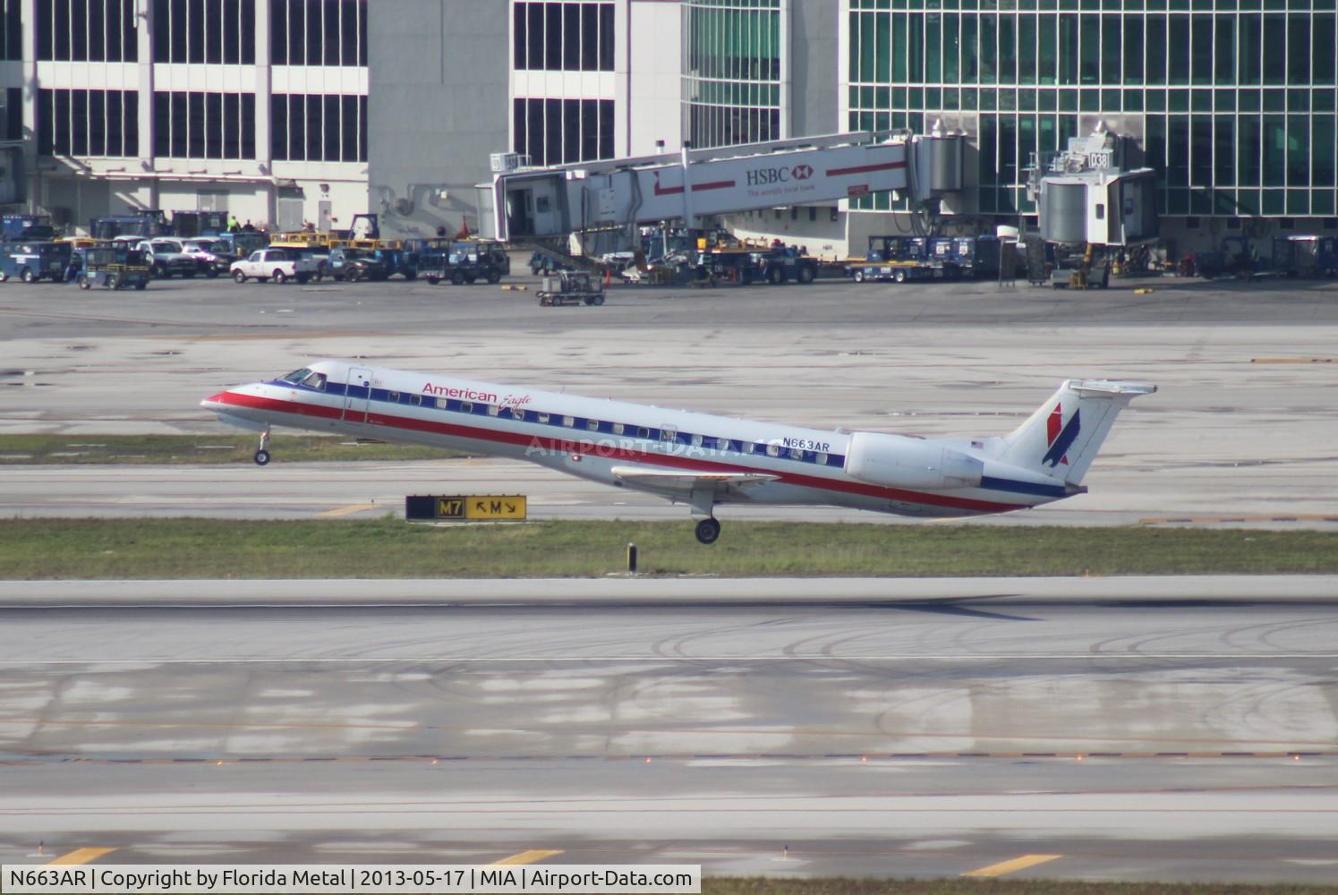N663AR, 2004 Embraer ERJ-145LR (EMB-145LR) C/N 145778, Eagle E145LR