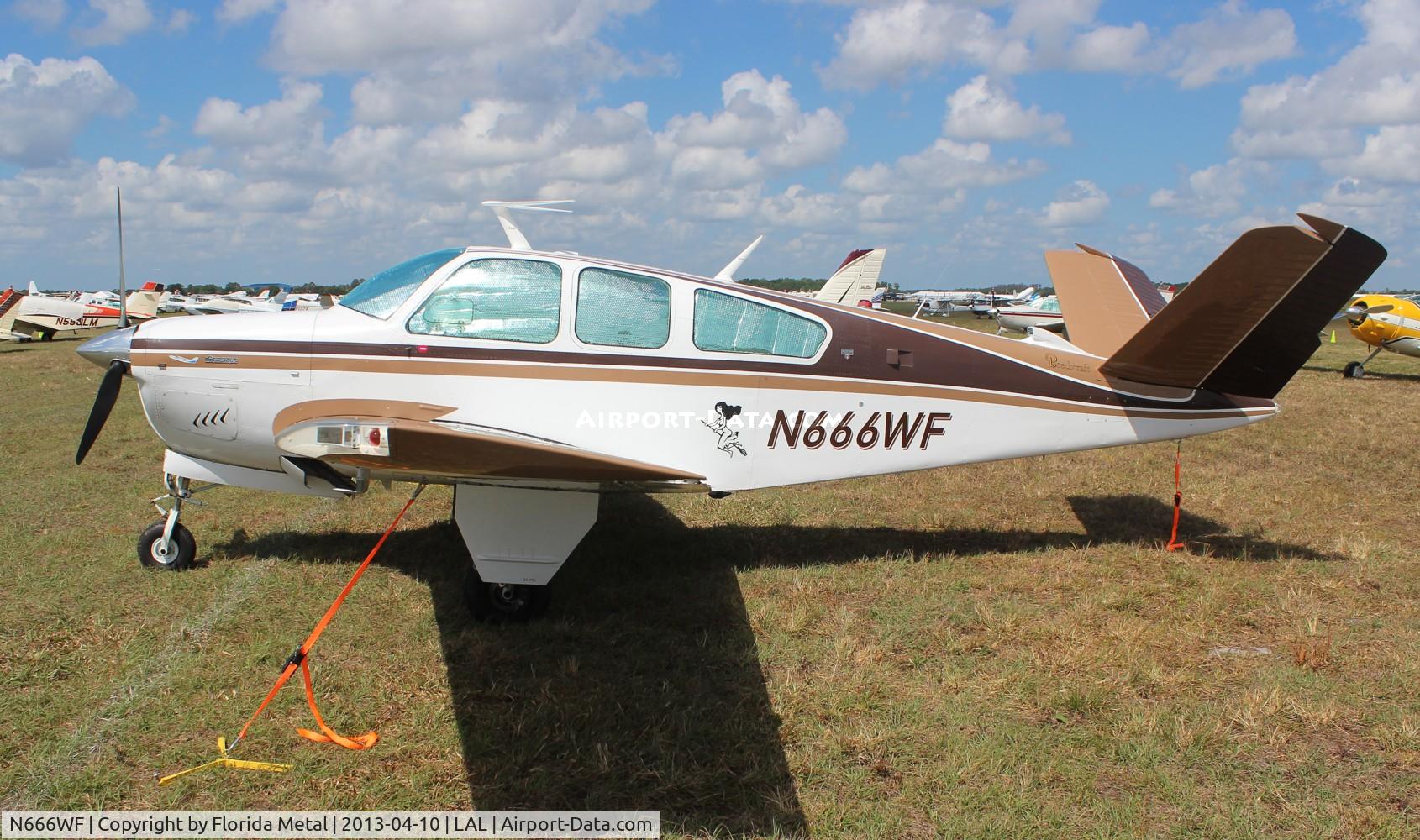N666WF, 1976 Beech V35B Bonanza C/N D-9885, Beech V35B