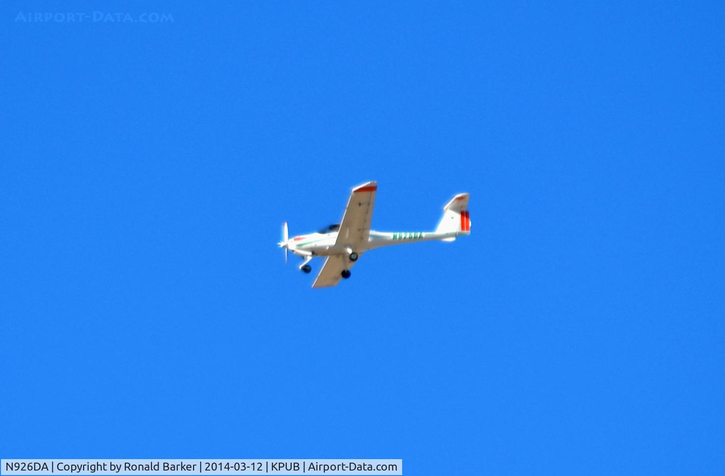 N926DA, 2006 Diamond DA-20C-1 Eclipse C/N C0400, Departure Pueblo