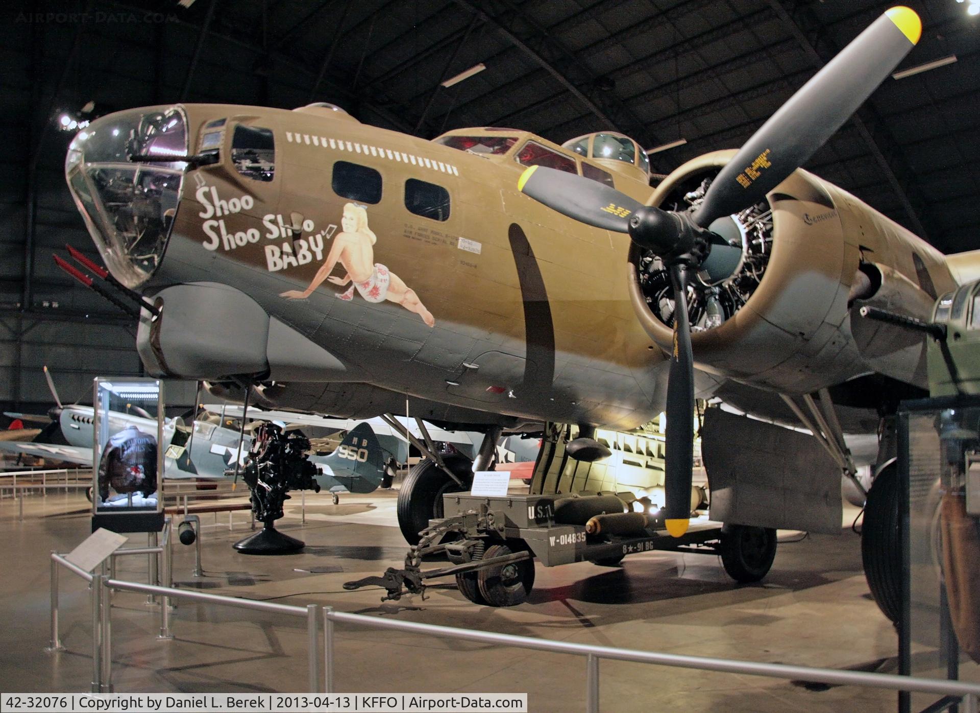 42-32076, 1942 Boeing B-17G Flying Fortress C/N 7190, Beautiful World War II bomber at the National Museum of the United States Air Force.