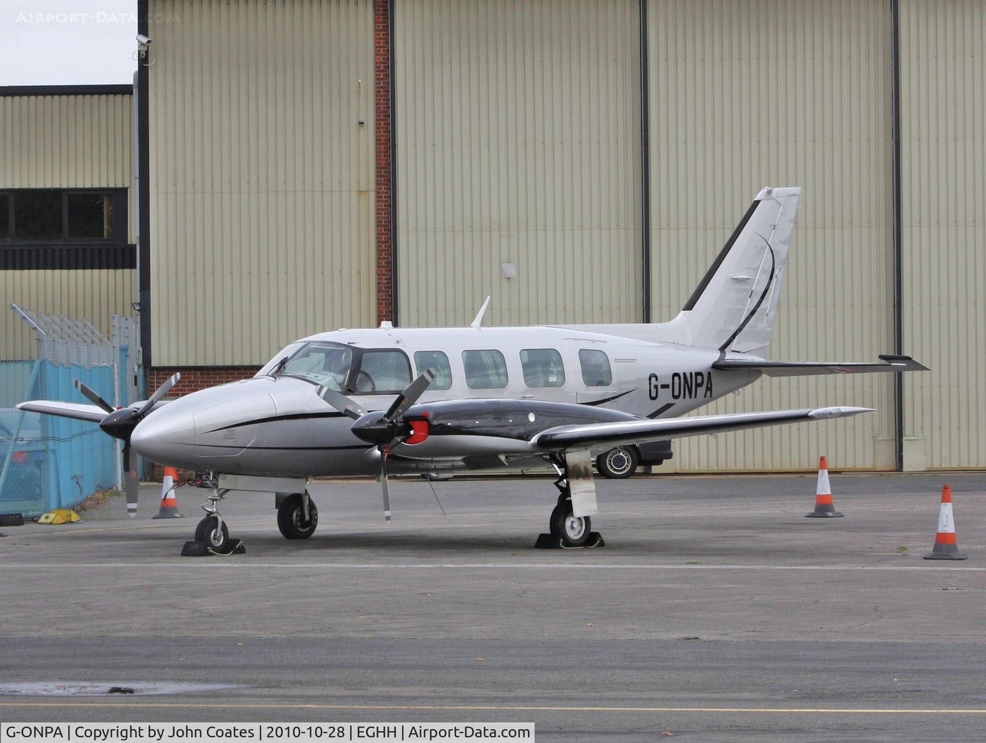 G-ONPA, 1979 Piper PA-31-350 Chieftain C/N 31-7952110, At Sigs