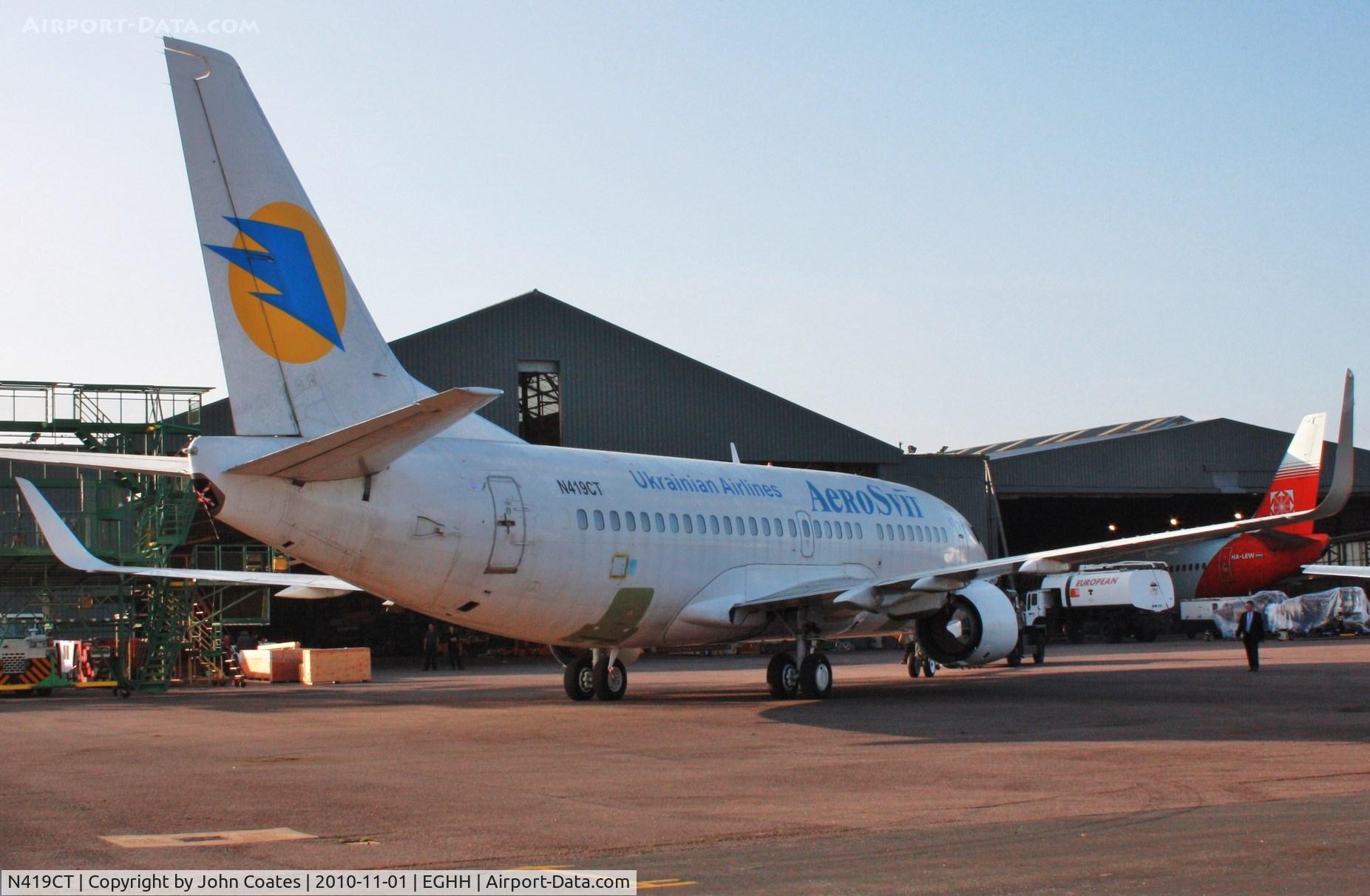 N419CT, 1991 Boeing 737-529 C/N 25419, At European Avn.