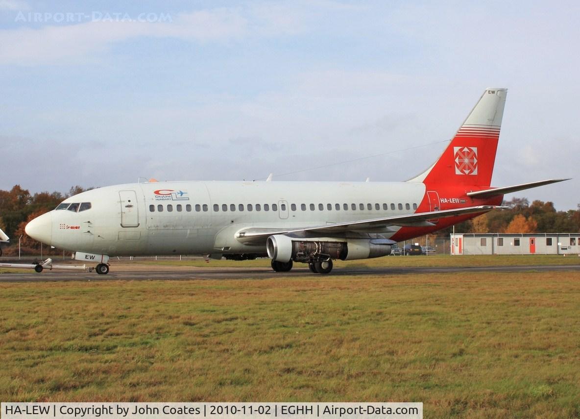 HA-LEW, 1974 Boeing 737-2K2C C/N 20836, Being towed to European Avn.