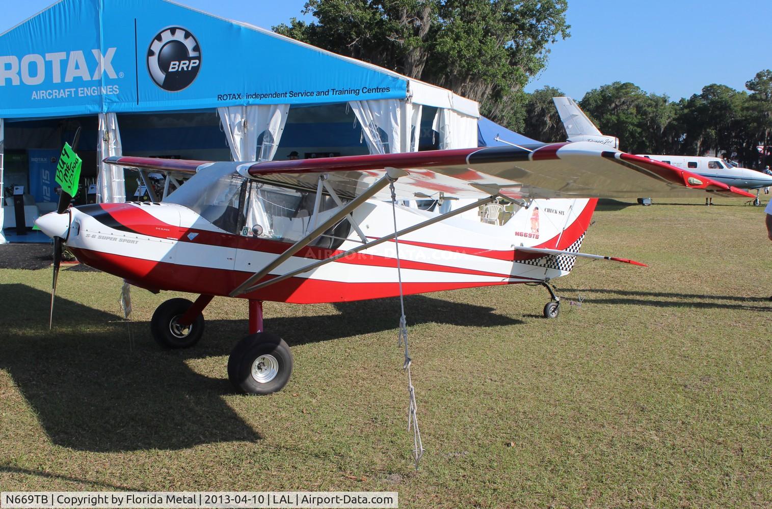 N669TB, 2012 Rans S-6S Coyote II C/N 01011405, Rans S-6S