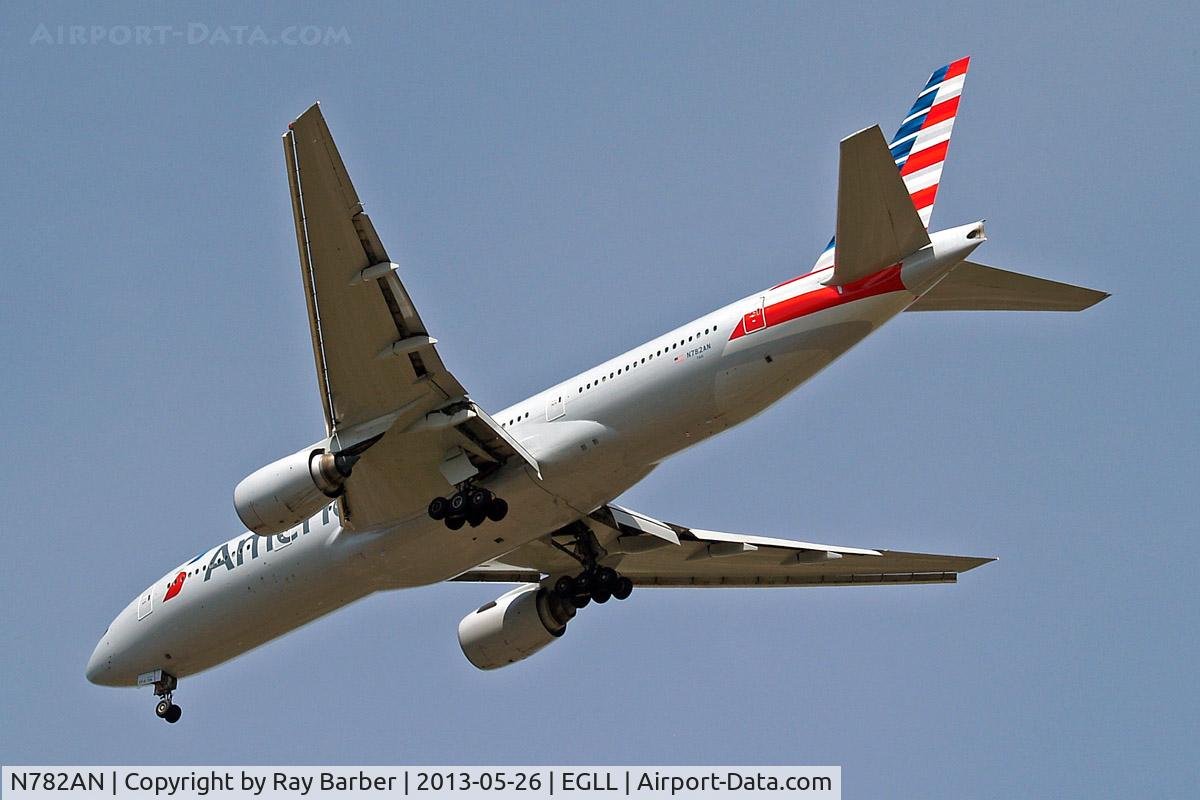 N782AN, 2000 Boeing 777-223 C/N 30003, Boeing 777-223ER [30003] (American Airlines) Home~G 26/05/2013. On approach 27R.